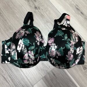 Floral Print Bra